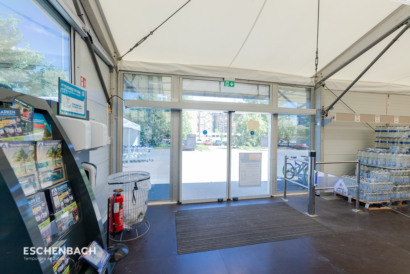 Zweiflüglige Automatiktür